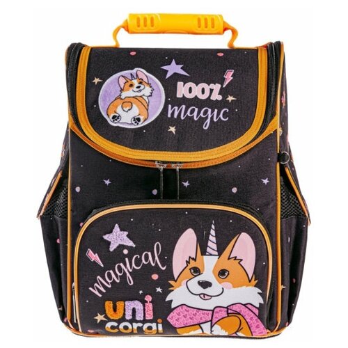 фото Рюкзак школьный hatber balance "волшебник корги" 32х26х13 см полиэстер светоотраж. 1 отделение 3 кармана