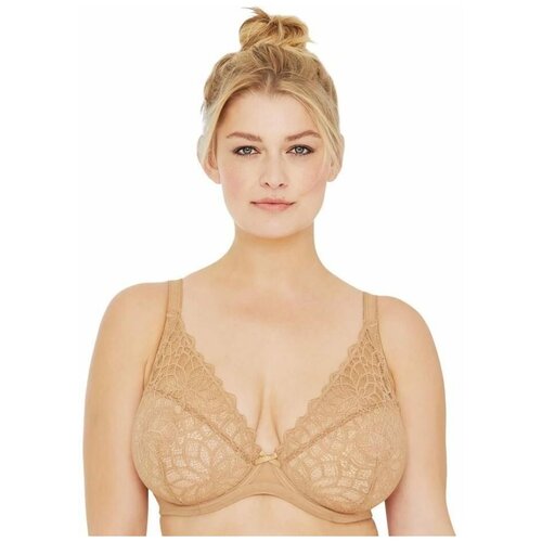 фото Бюстгальтер glamorise, размер 85d(38d), nude