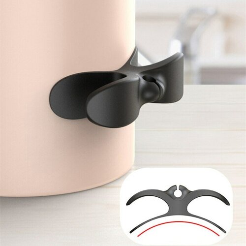 Держатель для проводов и кабелей Бабочка цвет черный 294₽