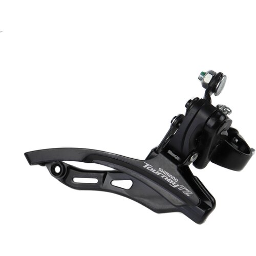 переключатель передний shimano tz fd tz500 ds6 for 3 звезды x7 6 нижн хомут верх тяга 31 8mm band Переключатель передний SHIMANO TZ500, нижняя тяга, 31.8мм, 42T