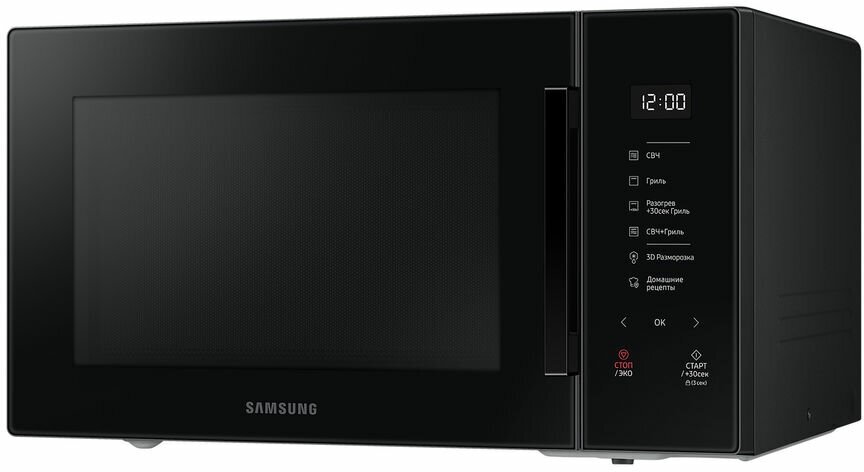 Микроволновая печь Samsung MG30T5018AK/BW, 900Вт, 30л, черный