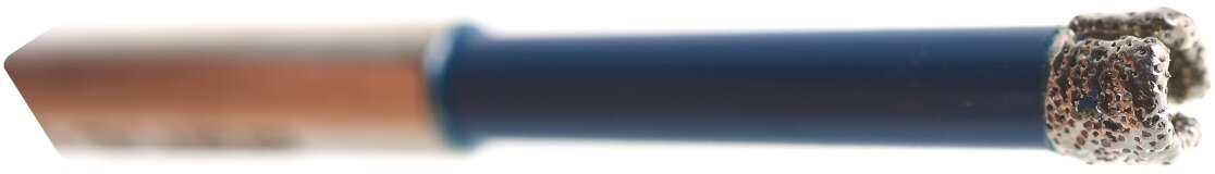 Алмазное трубчатое сверло по керамике и стеклу ЗУБР Профессионал Р60, трехгранный хвостовик, 4 мм, для дрели 29850-04 - фотография № 3