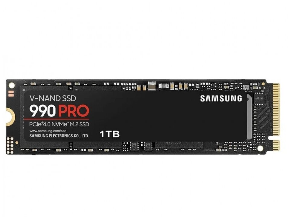 Внутренний SSD диск SAMSUNG 990 PRO 1TB, M.2 (MZ-V9P1T0BW)