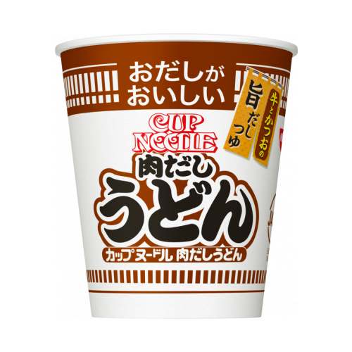 Лапша CUP Noodle NISSIN Удон Тонкацу в насыщенном бульоне даси , с говядиной, мясным соусом и яйцом,63гр , Япония