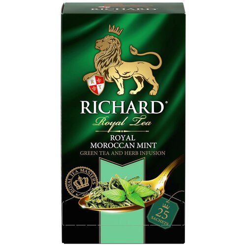 Чай Richard Royal Moroccan Mint зелен., 25 пак 14043