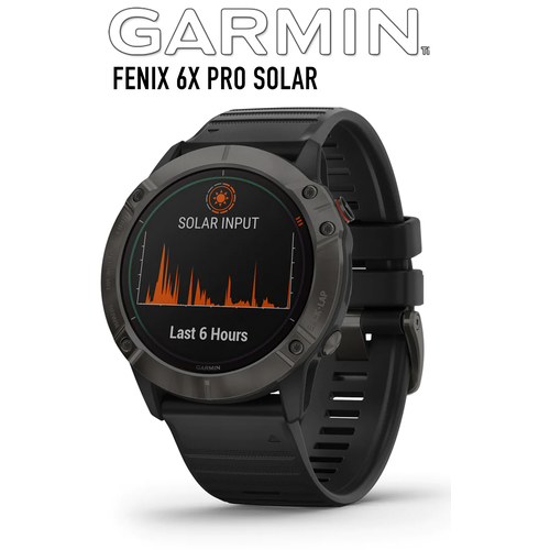 Смарт часы GARMIN Fenix 6x PRO SOLAR спортивные часы