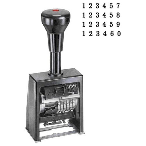 Нумератор автоматический 6-и раз. автомат. пластик. корпус REINER B6K