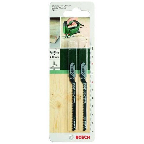 Bosch 2609256717 2 пилки лобз.T119 во, HCS