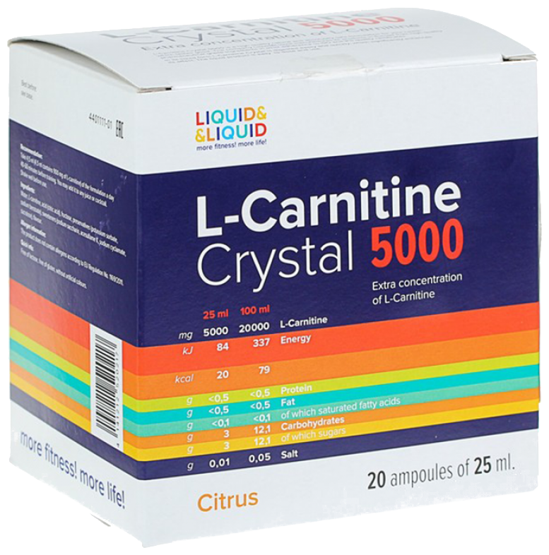 Liquid Liquid L-Carnitine Crystal 5000 20  
