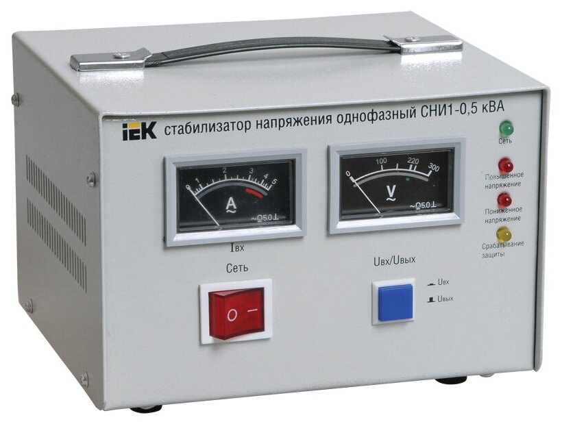 Стабилизатор напряжения СНИ1-1,5 кВА однофазный ИЭК IVS10-1-01500 (1 шт.)