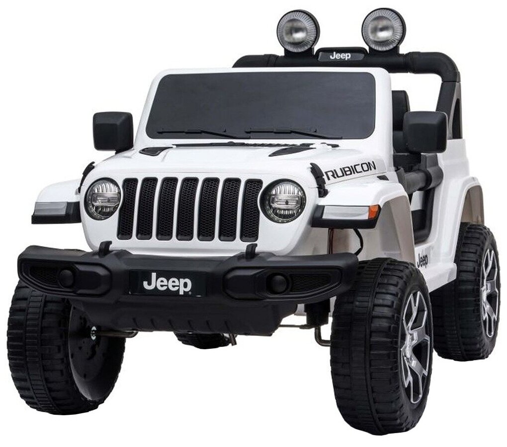 Crazy Car Автомобиль Jeep Rubicon 4WD (DK-JWR555), белый