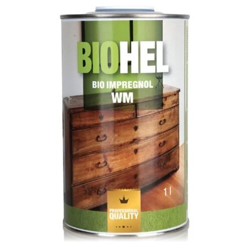 фото Масло helios biohel bio impregnol wm, прозрачный, 1 л, 1 шт.