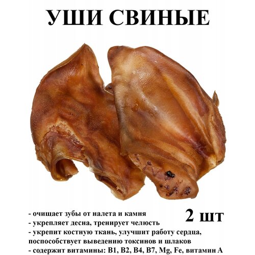 УШИ свиные 2 шт. Лакомство для собак Хищникоф. country snack лакомство свиные уши для собак 2 шт 60 150 г