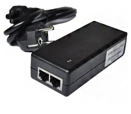 PoE Инжектор Atis PoE-INJECTOR IEEE 802.3af PoE (15 Вт), IEEE 802.3at PoE+ (30 Вт)