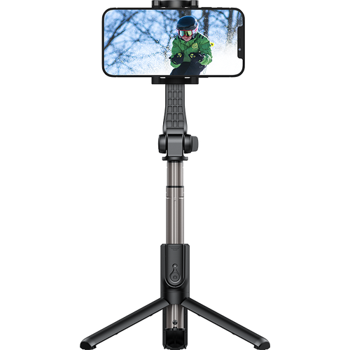 Селфи-палка Трипод Recci Tripod Selfie Stick Stand RSS-W02, 75 см, Черный
