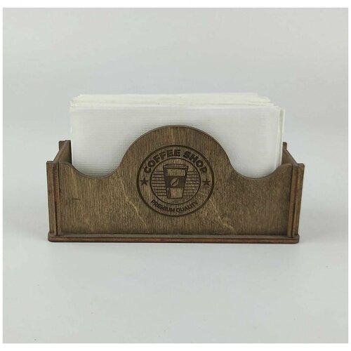 Салфетница для ресторана с цифрой сбоку