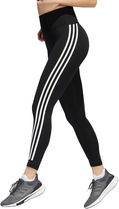Легинсы  для фитнеса adidas, размер S INT, черный