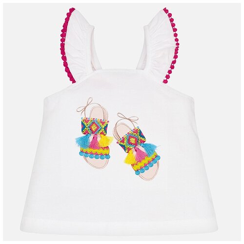 фото Майка mayoral, размер 110, белый