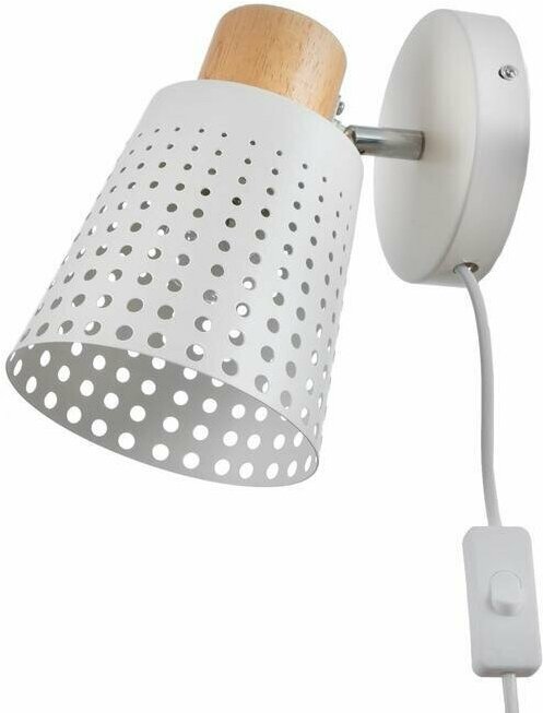 Бра 1666/1WT E27 40Вт белый 13х13х185 см