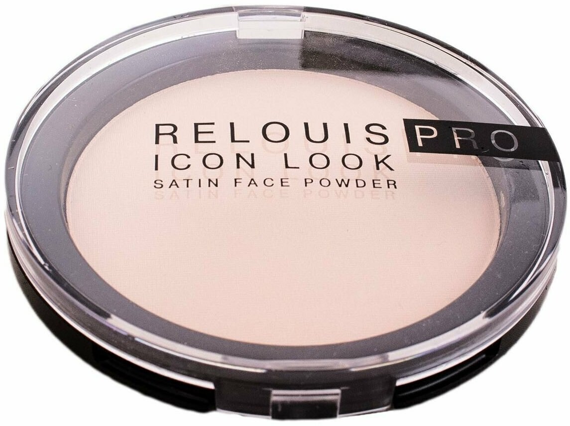 Пудра компактная для лица `RELOUIS` `RELOUIS PRO` ICON LOOK SATIN FACE POWDER тон 01