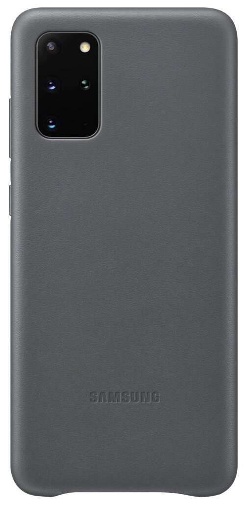 Накладка Samsung Leather Cover для Samsung Galaxy S20 Plus SM-G985 EF-VG985LJEGRU серая
