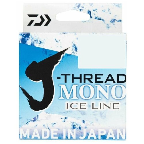 Леска Daiwa J-Thread Mono Ice Line 50m 0.17mm 20pcs bag ce mono hilos tensore pdo thread korea nose eye brow barb screw facial tornado cog 6d 4d 3d face lift pdo thread