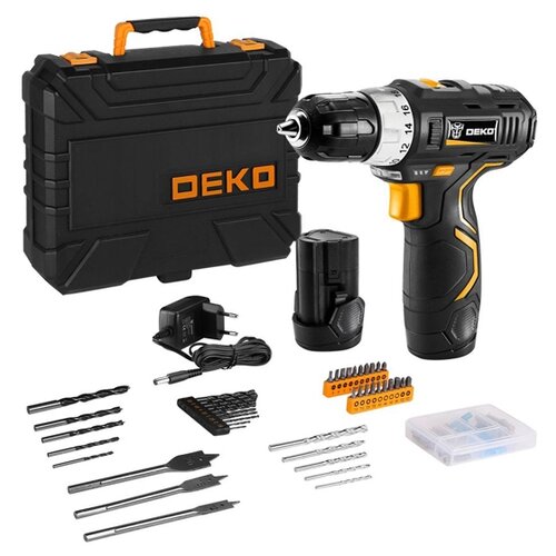 фото Электроинструмент deko gcd12du3 set 5 li-ion + набор 92 пред