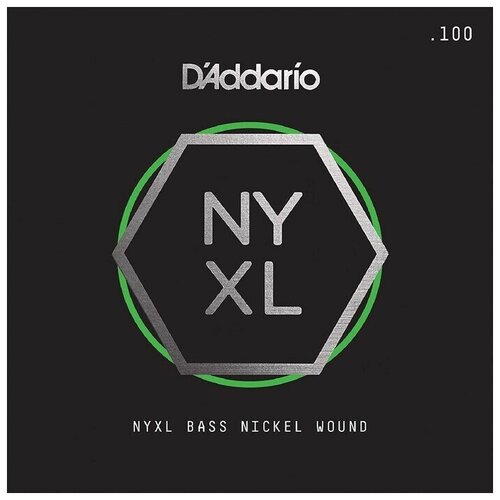 NYXLB095T NYXL Tapered Отдельная струна для бас-гитары, никелированная, 095, D'Addario струна отдельная для бас гитары 1 emuzin 1шт nbg 040 россия