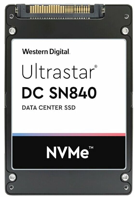 WD Твердотельный накопитель SSD Western Digital Ultrastar DC SN840 SFF-15 TLC BICS4 3840GB (3,84TB) PCIe NVMe RI-1DW/D SE
