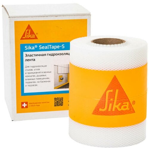 Лента гидроизоляционная SIKA SealTape S 120ммх10м, арт.567179 obern гидроизолирующая лента gidroband 120ммх10м 21199