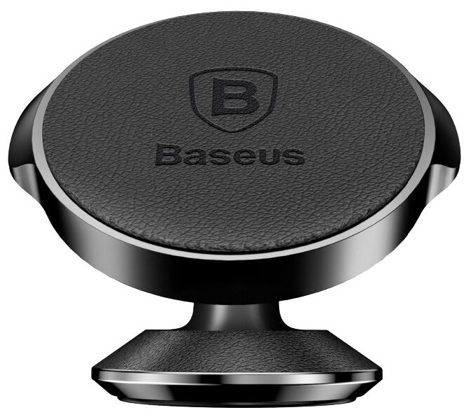 Автомобильный магнитный держатель для телефона Baseus Small Ears Series Genuine Leather SUER-F01