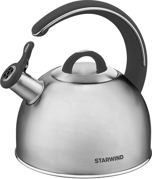 Чайник для плиты Starwind Chef Family 2.8л серебристый (SW-CH1106)
