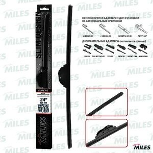 Щётка с/о 600мм бескаркасная (hook 9x3/9x4)
