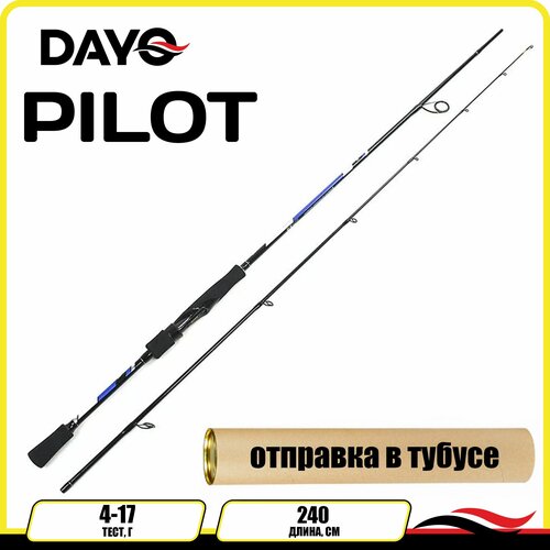 Спиннинг штекерный DAYO PILOT 2.40м (4-17гр.), рыболовный, для рыбалки спиннинг dayo pilot 2 28м 1 7гр