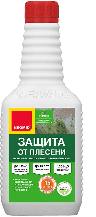 Средство для удаления и защиты от плесени Неомид BIO Ремонт концентрат 1:30 0,5 л