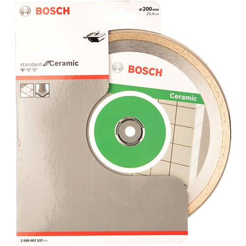 Диск алмазный отрезной Professional for Ceramic (200х25.4 мм) для настольных пил Bosch 2608602537 15034114