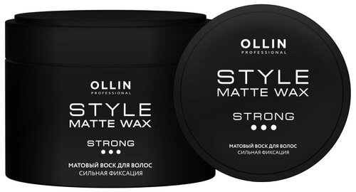 OLLIN Professional Воск Strong Hold Matte Wax, сильная фиксация, 50 г