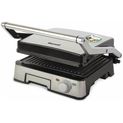 Гриль-пресс Maxwell Nature MW-1961 mc сереброчерный 451600₽