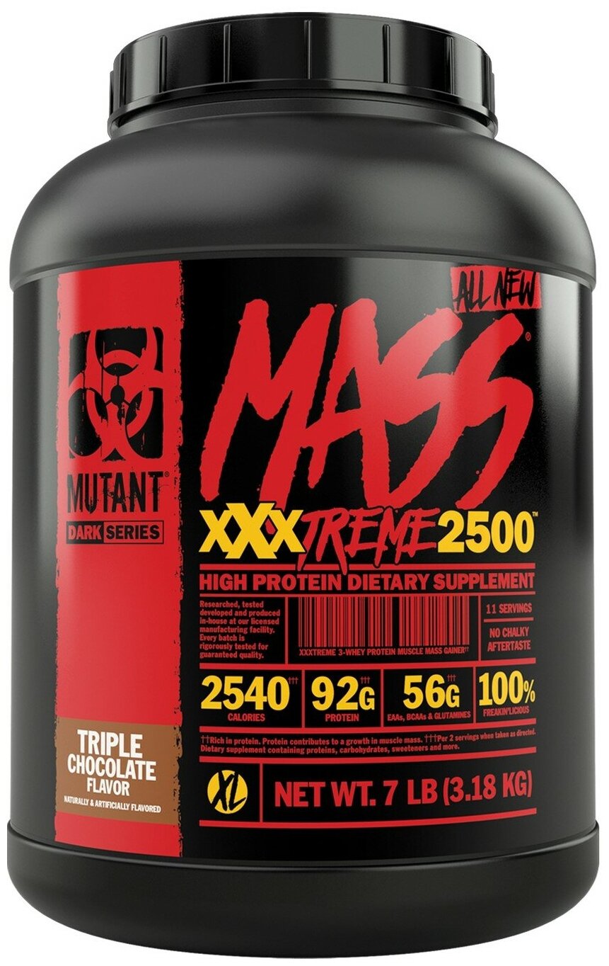 Mutant Mass XXXTREME 2500 3180  Triple Chocolate