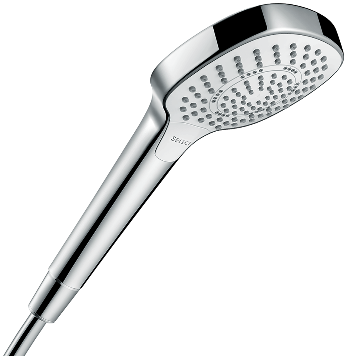 Ручной душ hansgrohe Croma Select E Multi EcoSmart 26811400, белый/хром