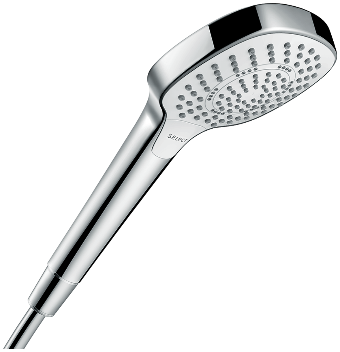 Ручной душ hansgrohe Croma Select E Multi EcoSmart 26811400, белый/хром - фотография № 1