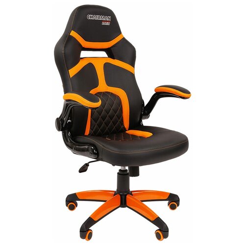 фото Геймерское кресло chairman game 18 оранжевое