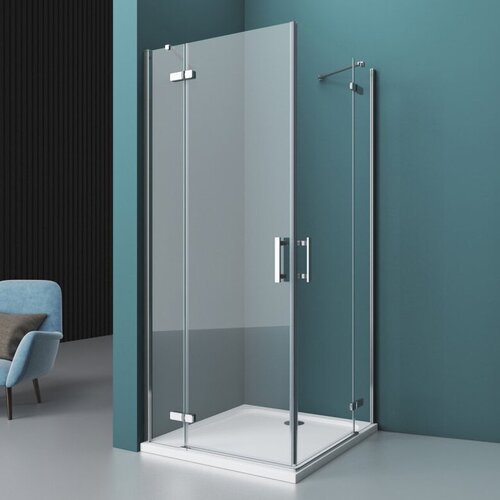 Душевой уголок BelBagno KRAFT-A-22-90-C-Cr дверь для душевого уголка radaway essenza new black pdd 90 l