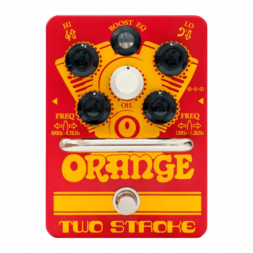   /  Orange Two Stroke Boost EQ Pedal