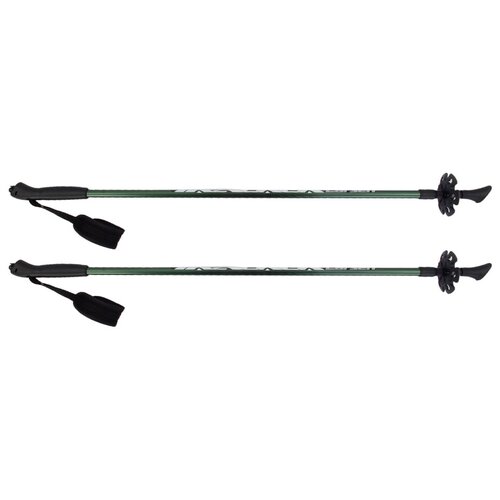Палка для скандинавской ходьбы Larsen Tracker 90-135 см, 2 шт., зеленый треккинговые палки larsen extreme 3 х секц 70 140cm чехол