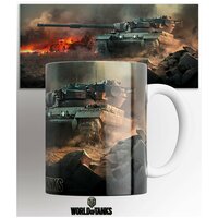 Кружка Ворлд Оф Танкс / World of Tanks / с танком / компьютерная игра / на подарок / с принтом. 330 мл