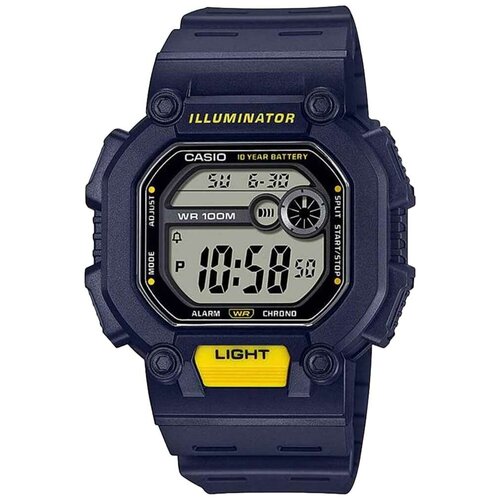 фото Японские наручные часы casio collection w-737h-2a с хронографом