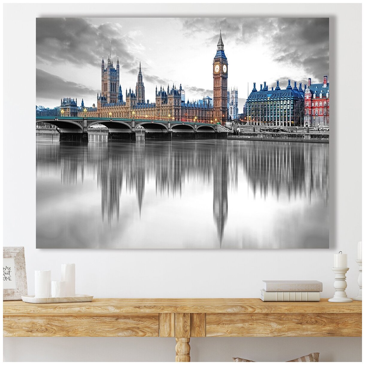 Картина на холсте для интерьера "Лондон" 52х66 см К0221