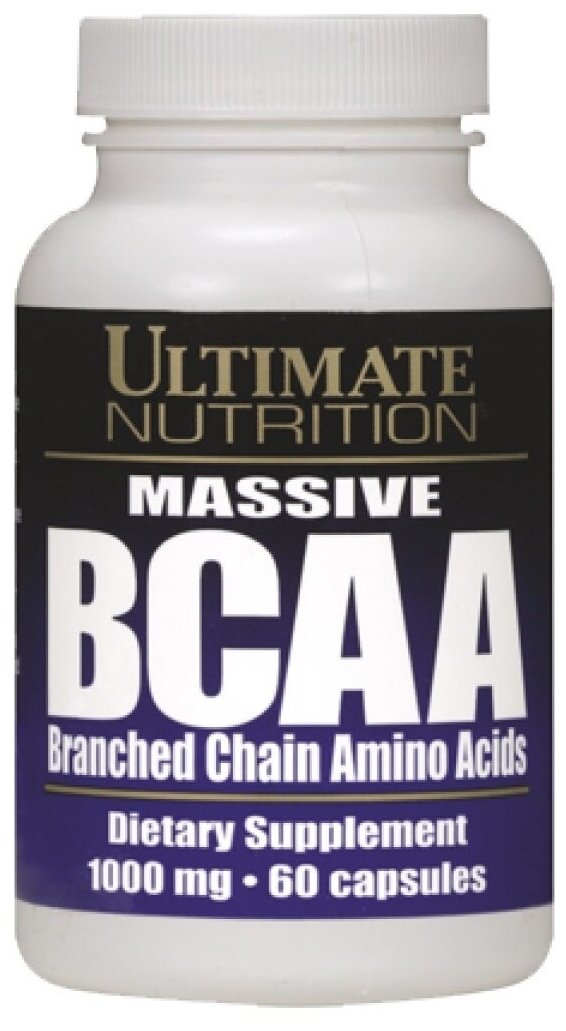 Аминокислоты Ultimate Nutrition BCAA 60 капсул