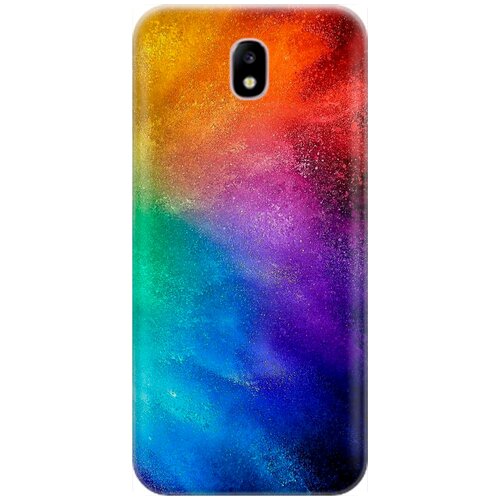 фото Силиконовый чехол на samsung galaxy j7 (2017) / самсунг джей 7 2017 с принтом "торжество красок" re:pa